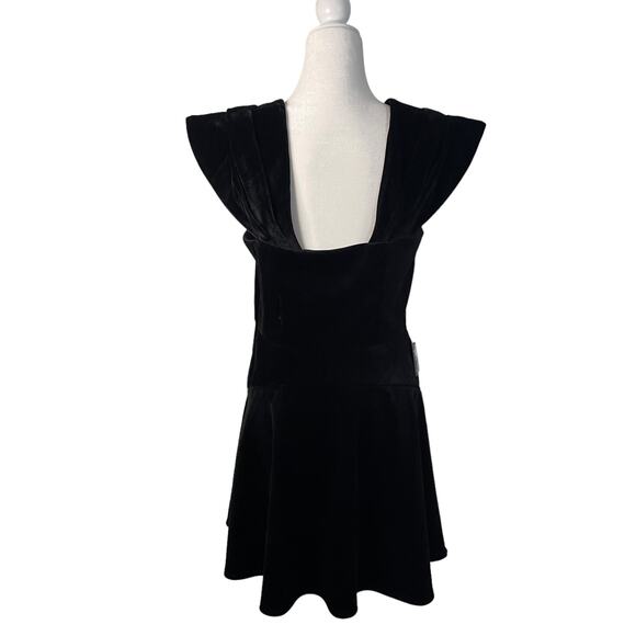 New with Tags Express Black Velvet dress - Large - Picture 3 of 11